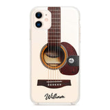DH Personalized Guitar Transparent Silicone Phonecase Printed HQ2705