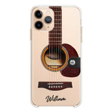 DH Personalized Guitar Transparent Silicone Phonecase Printed HQ2705