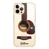 DH Personalized Guitar Transparent Silicone Phonecase Printed HQ2705