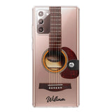 DH Personalized Guitar Transparent Silicone Phonecase Printed HQ2705