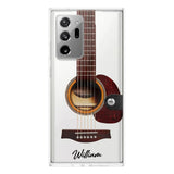 DH Personalized Guitar Transparent Silicone Phonecase Printed HQ2705