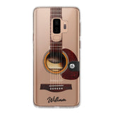 DH Personalized Guitar Transparent Silicone Phonecase Printed HQ2705