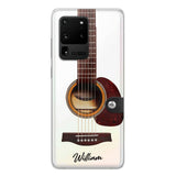 DH Personalized Guitar Transparent Silicone Phonecase Printed HQ2705