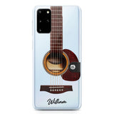 DH Personalized Guitar Transparent Silicone Phonecase Printed HQ2705