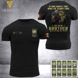 DH Personalized Canadian Soldier Tshirt 3D Printed DT2505