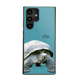 Personalized Turtle Phone Case Printed 22MAY-DT30
