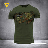 DH Personalized German Soldier Tshirt 3D Printed HC3005