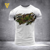 DH Personalized Netherland Soldier Tshirt 3D Printed HC3005