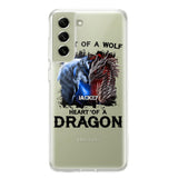 PERSONALIZED DRAGON WOLF SILICON PHONECASE NQVQ2505