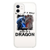 PERSONALIZED DRAGON WOLF SILICON PHONECASE NQVQ2505