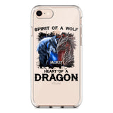 PERSONALIZED DRAGON WOLF SILICON PHONECASE NQVQ2505