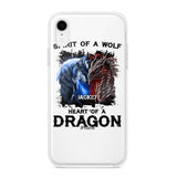 PERSONALIZED DRAGON WOLF SILICON PHONECASE NQVQ2505