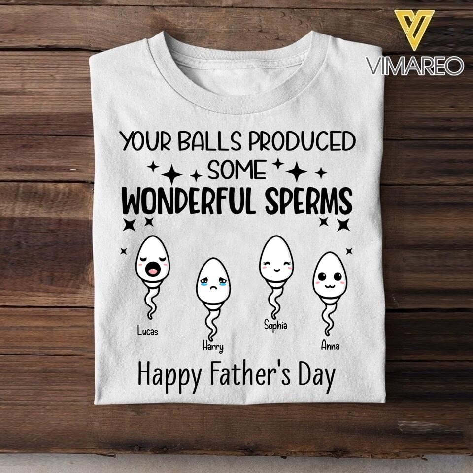 Personalized Father's Day Tshirt Printed NQDT2605