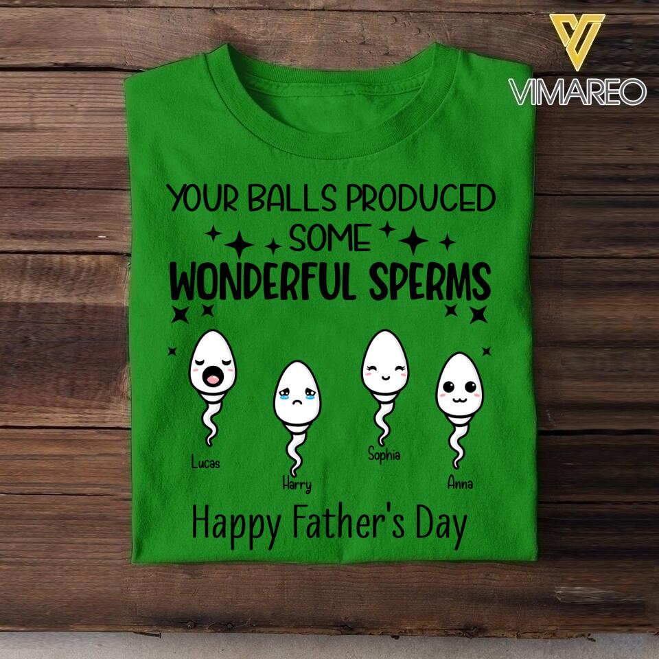 Personalized Father's Day Tshirt Printed NQDT2605