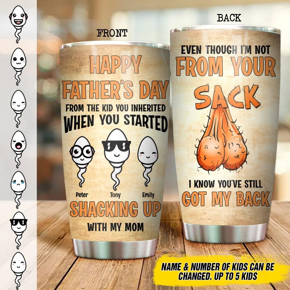 Personalized Father's Day Tumbler Printed 22MAY-DT31