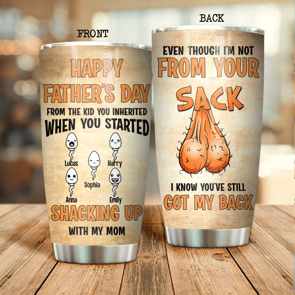Personalized Father's Day Tumbler Printed 22MAY-DT31