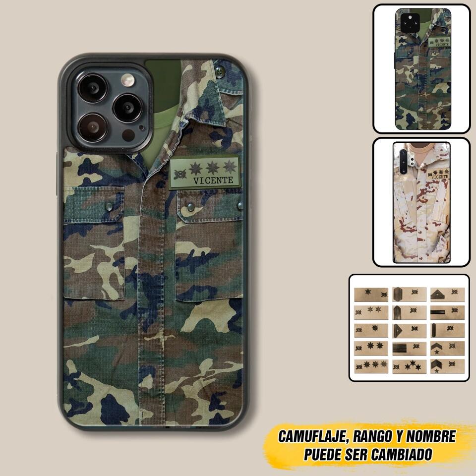Personalized Finnish Soldier Phone Case Camo Printed 22JUN-HY01