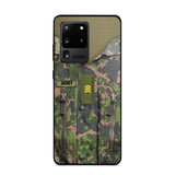 Personalized Finnish Soldier Phone Case Camo Printed 22JUN-HY01