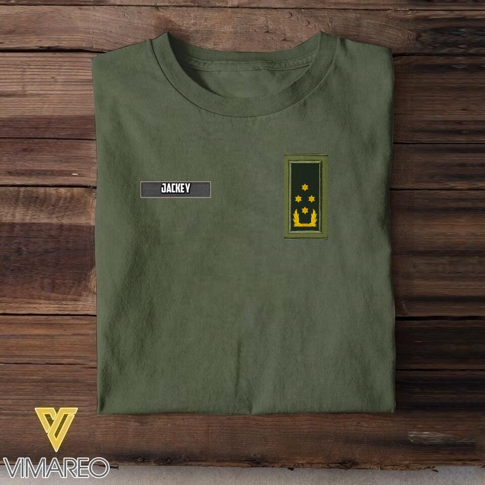 DH Personalized Netherland Soldier Tshirt Printed HQ0106