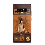 Personalized German Shepherd Phone Case Printed 22JUN-DT01