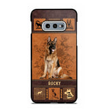 Personalized German Shepherd Phone Case Printed 22JUN-DT01