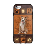 Personalized Pitbull Phone Case Printed 22JUN-DT01