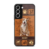 Personalized Pitbull Phone Case Printed 22JUN-DT01