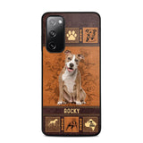 Personalized Pitbull Phone Case Printed 22JUN-DT01