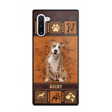 Personalized Pitbull Phone Case Printed 22JUN-DT01