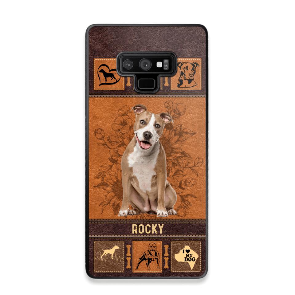 Personalized Pitbull Phone Case Printed 22JUN-DT01