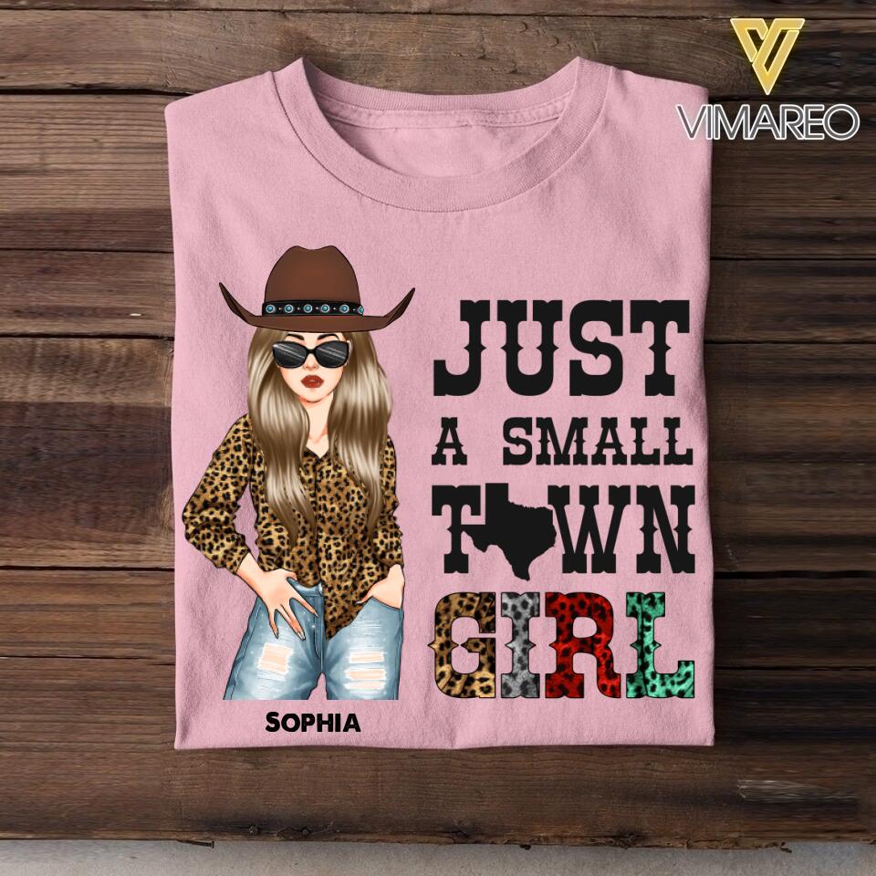 Personalized Texas Girl Tshirt Printed 22JUN-HC01