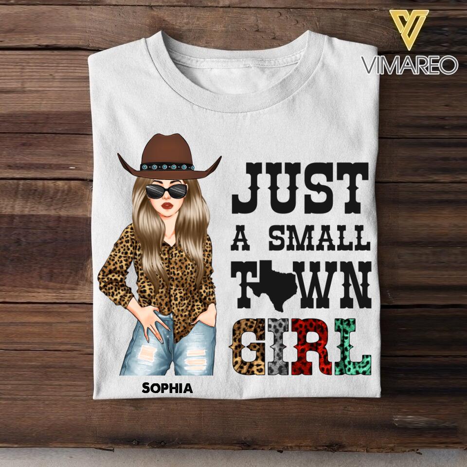 Personalized Texas Girl Tshirt Printed 22JUN-HC01