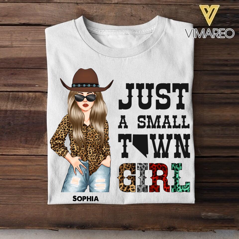 Personalized Nevada Girl Tshirt Printed 22JUN-HC01
