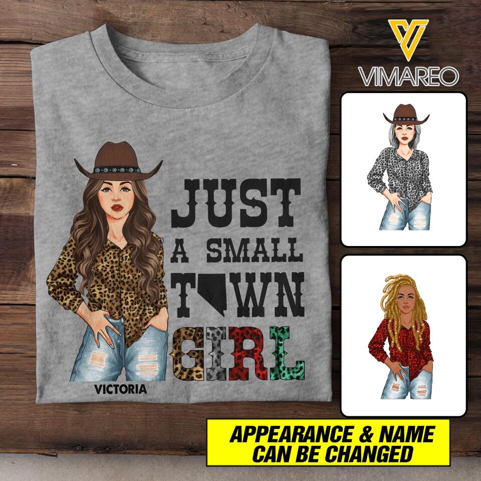 Personalized Nevada Girl Tshirt Printed 22JUN-HC01