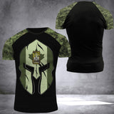 Personalized Canadian Army Camo Tshirt or Hoodie 3D Printed QTDT0206