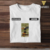 DH Personalized Australian Army Tshirt Printed DT1105