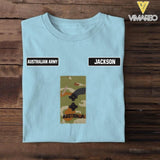 DH Personalized Australian Army Tshirt Printed DT1105