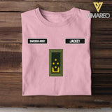 DH Personalized Swedish Army Tshirt Printed DT1105