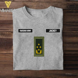 DH Personalized Swedish Army Tshirt Printed DT1105