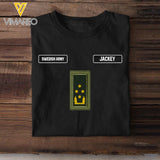 DH Personalized Swedish Army Tshirt Printed DT1105