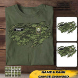 DH Personalized Canadian Soldier Tshirt 3D Printed HC1105
