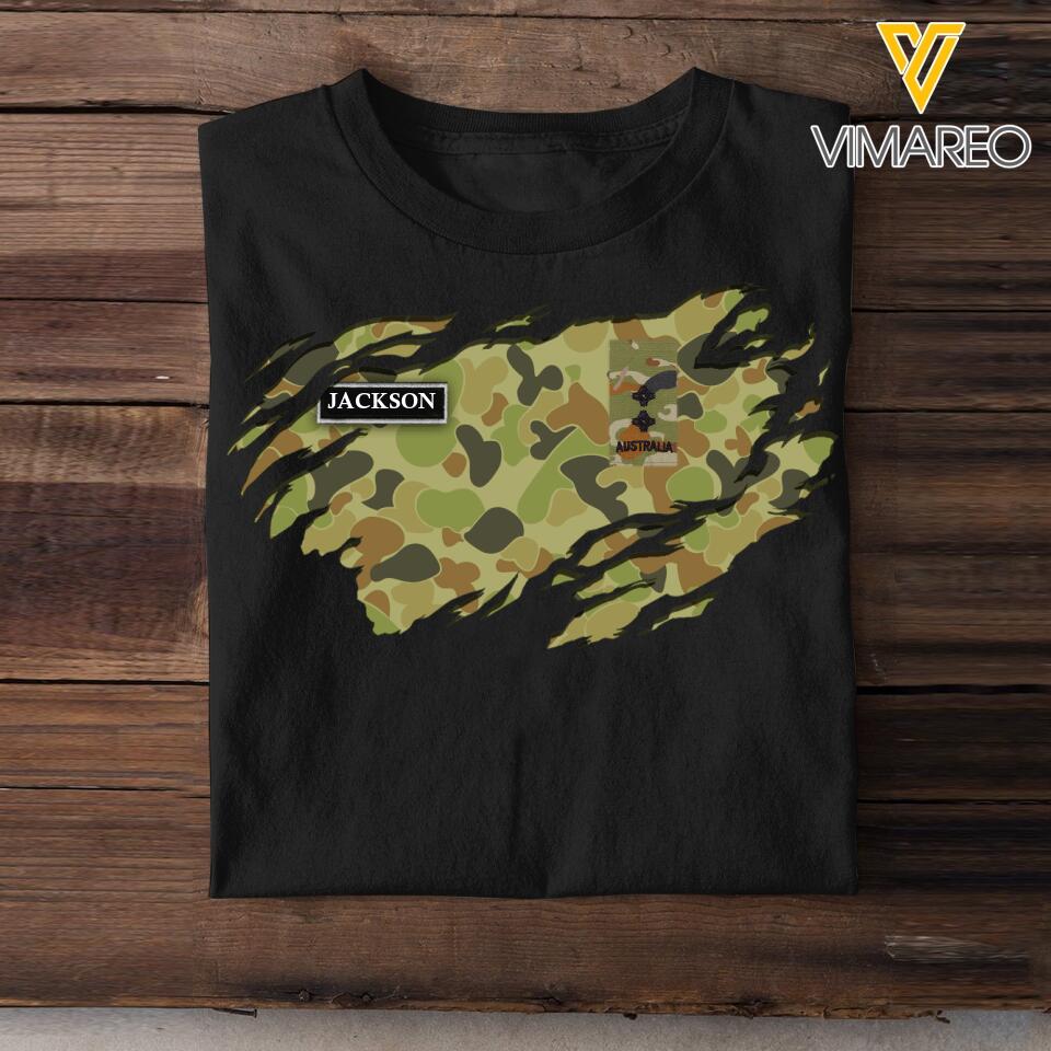 DH Personalized Australian Soldier Tshirt 3D Printed HC1105
