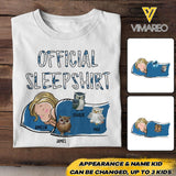 Personalized Owl Official Sleep Tshirt Printed NQHC3105