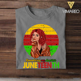 Personalized Juneteenth  Tshirt Printed QTHY0306