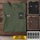 DH Personalized Belgian Soldier Tshirt 3D Printed LN1205
