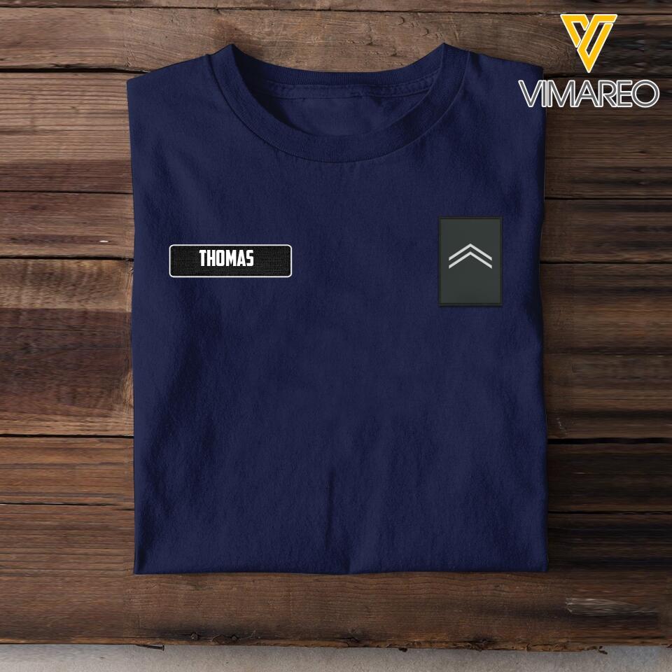 DH Personalized Belgian Soldier Tshirt 3D Printed LN1205