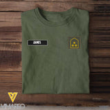 DH Personalized Austrian Soldier Tshirt 3D Printed LN1205