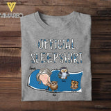 Personalized Owl Official Sleep Tshirt Printed NQHC3105