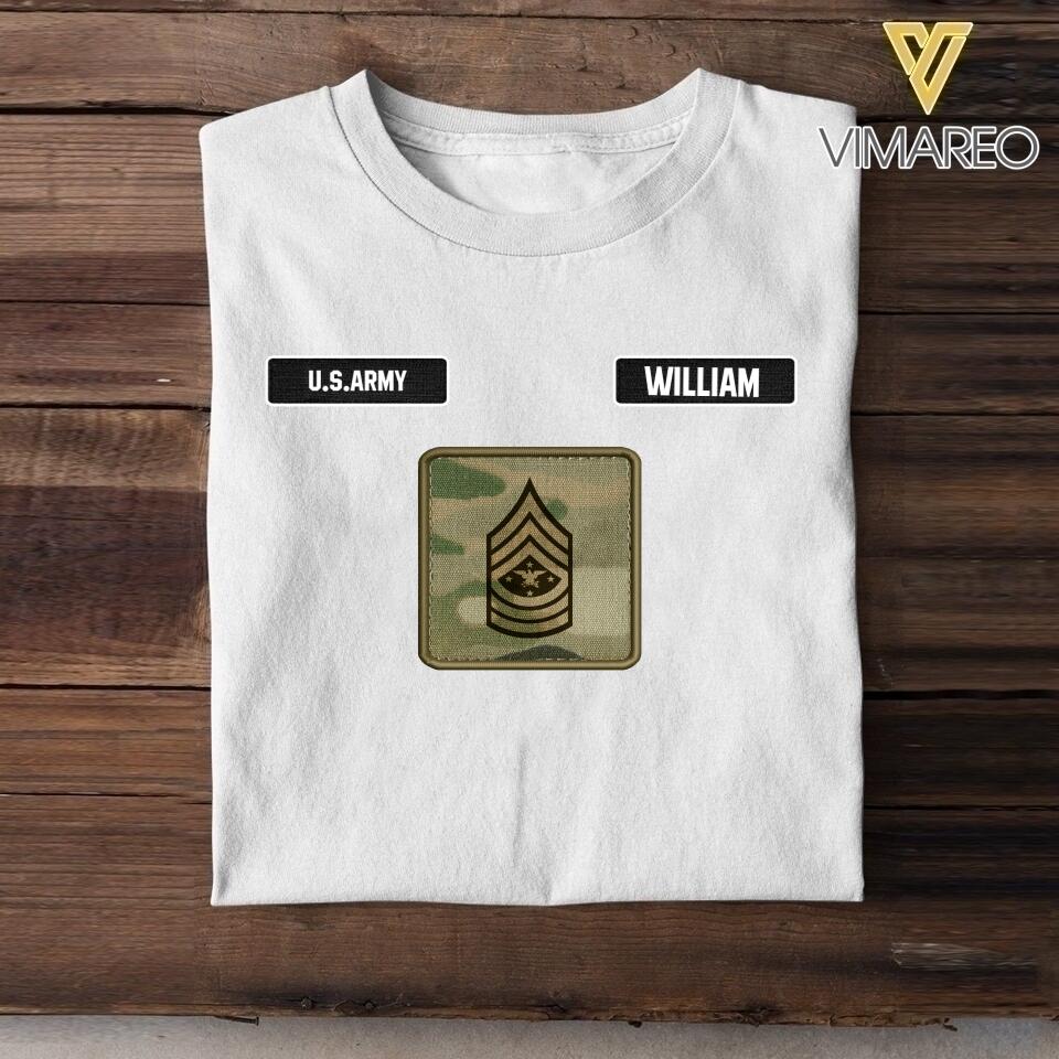 DH Personalized U.S Army Tshirt Printed DT1205