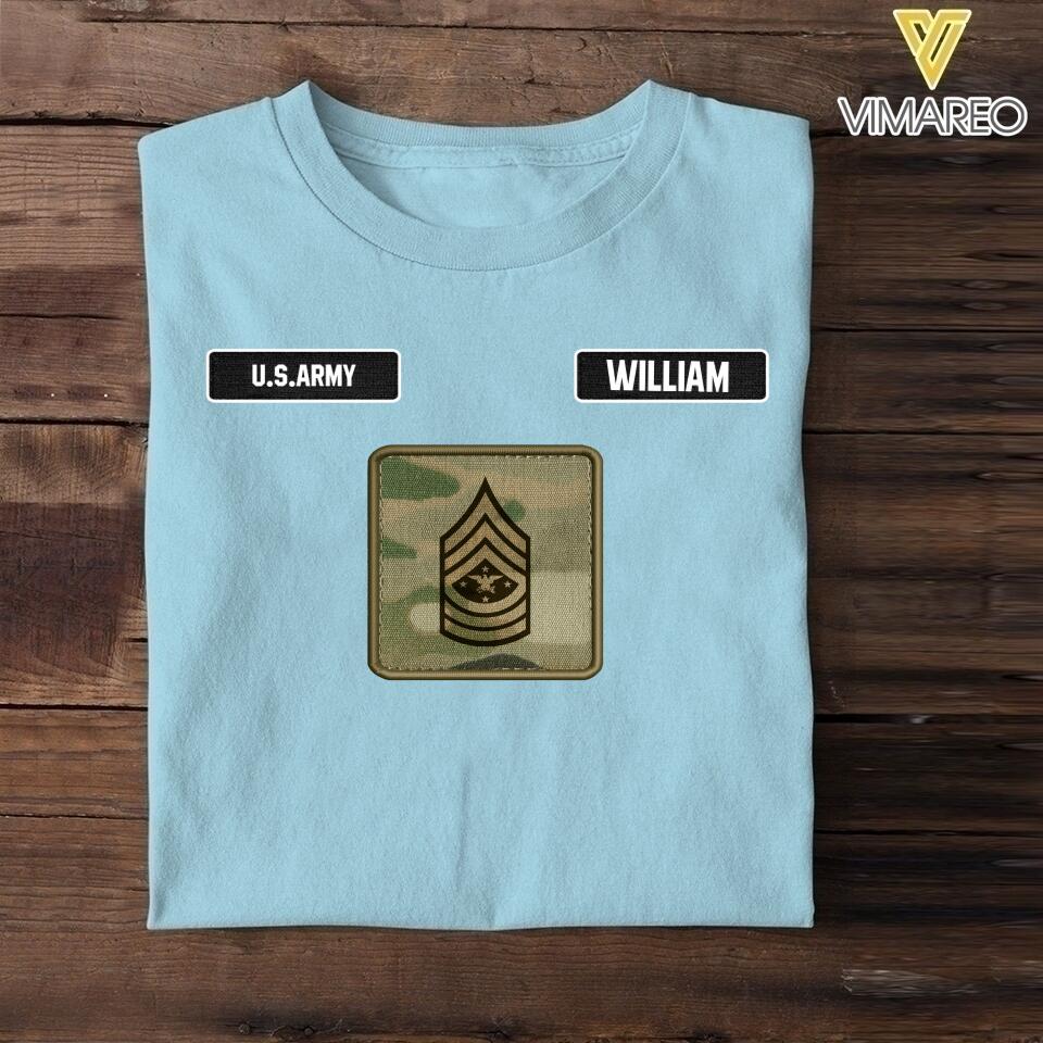 DH Personalized U.S Army Tshirt Printed DT1205